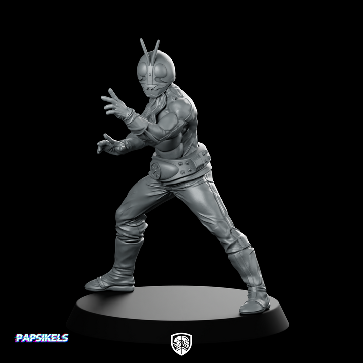 Masked Cyber Rider Classic 4 Miniature Techwear