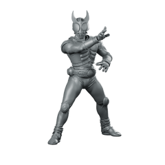 Masked Cyber Rider Kuuga 1 Miniature cyberpunk hero - Papsikels Miniatures - We Print Miniatures
