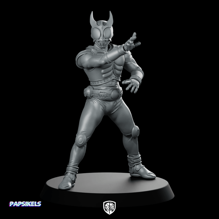 Masked Cyber Rider Kuuga 1 Miniature cyberpunk hero