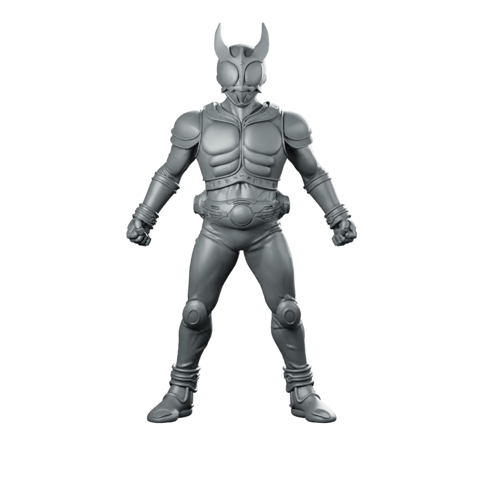 Masked Cyber Rider Kuuga 2 Miniature Sci - fi Cyberpunk - Papsikels Miniatures - We Print Miniatures