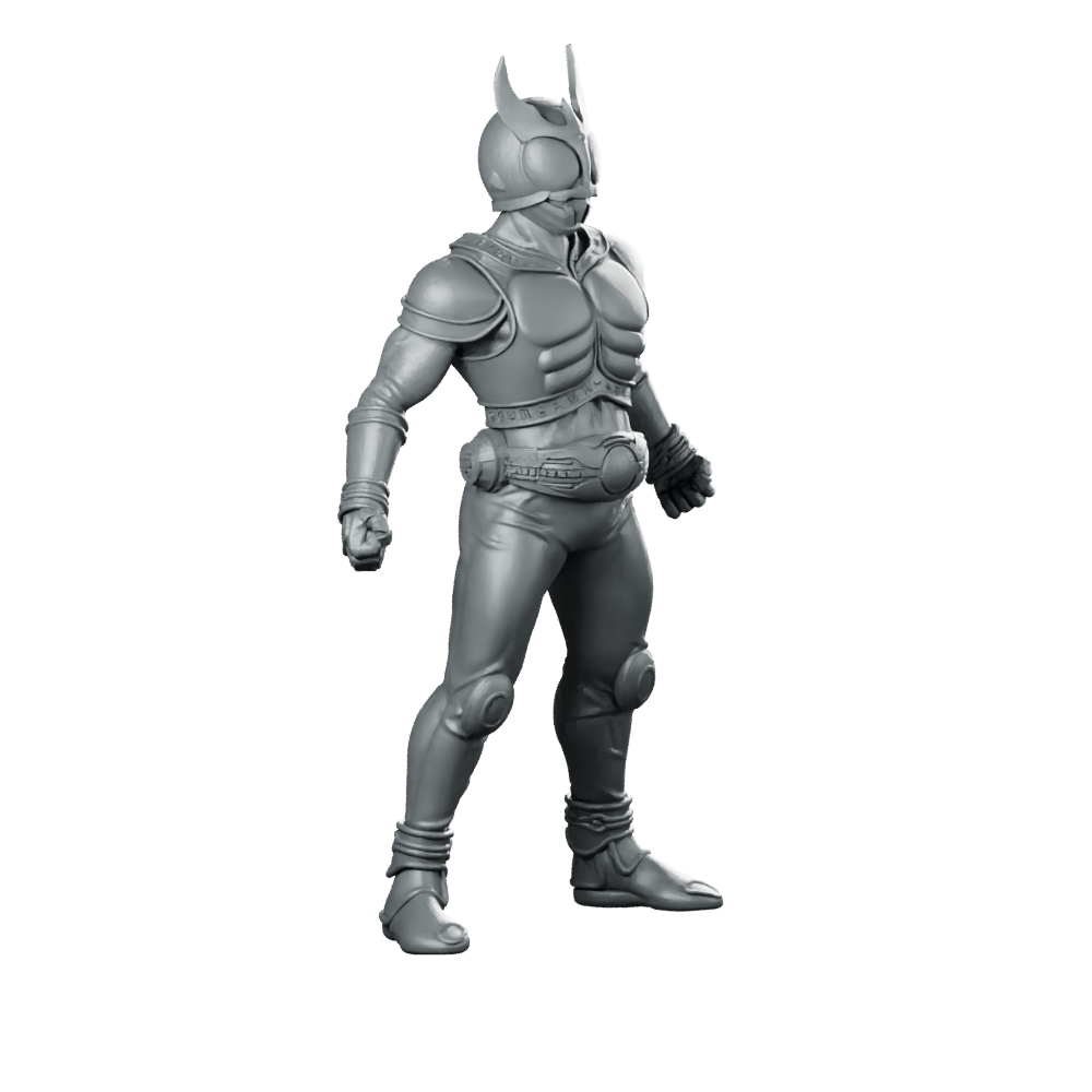 Masked Cyber Rider Kuuga 2 Miniature Sci - fi Cyberpunk - Papsikels Miniatures - We Print Miniatures