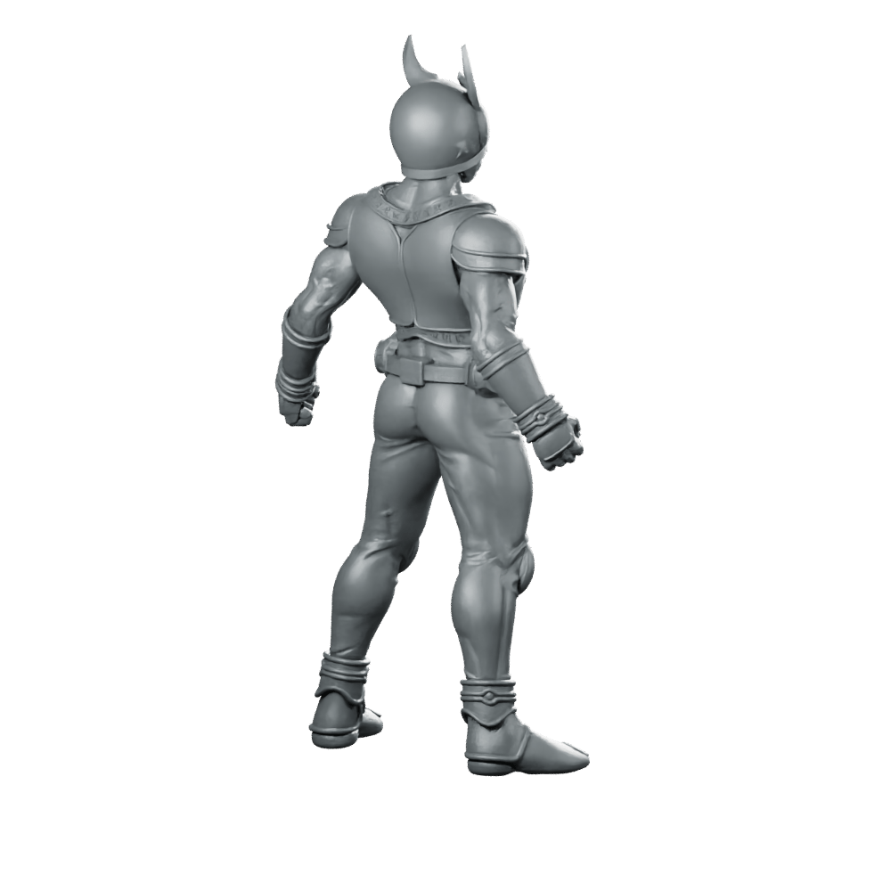 Masked Cyber Rider Kuuga 2 Miniature Sci - fi Cyberpunk - Papsikels Miniatures - We Print Miniatures