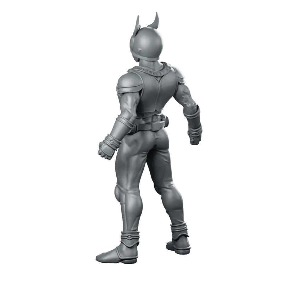 Masked Cyber Rider Kuuga 2 Miniature Sci - fi Cyberpunk - Papsikels Miniatures - We Print Miniatures