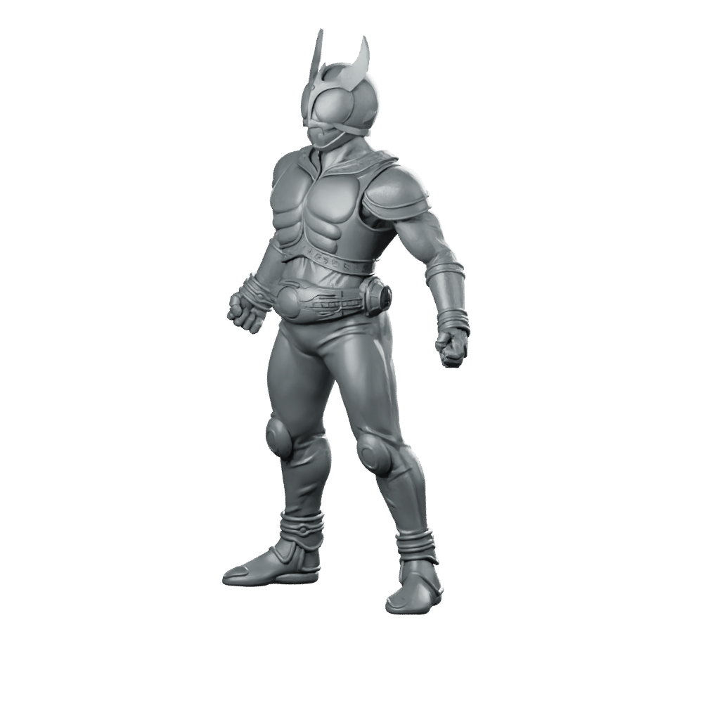 Masked Cyber Rider Kuuga 2 Miniature Sci - fi Cyberpunk - Papsikels Miniatures - We Print Miniatures