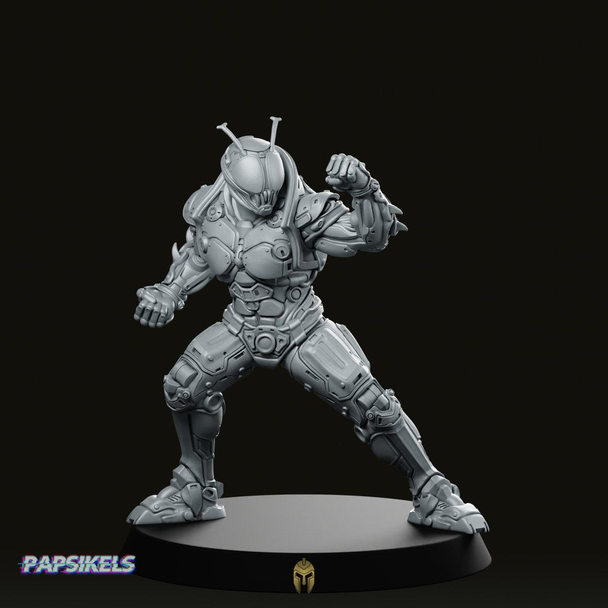 Masked Cyber Rider Tetsu Miniature - Papsikels Miniatures - We Print Miniatures