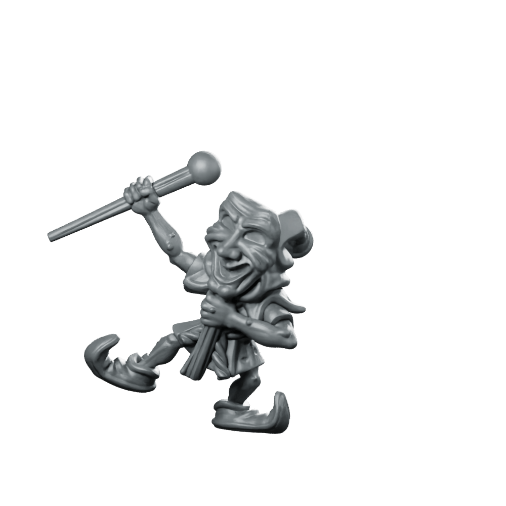 Masked Theatre Imp Miniature Jester Trickster Rogue - Vae Victis - We Print Miniatures