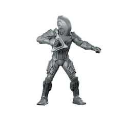 Master Control Program 2 Miniature Sci - Fi Armored Enforcer - Papsikels Miniatures - We Print Miniatures