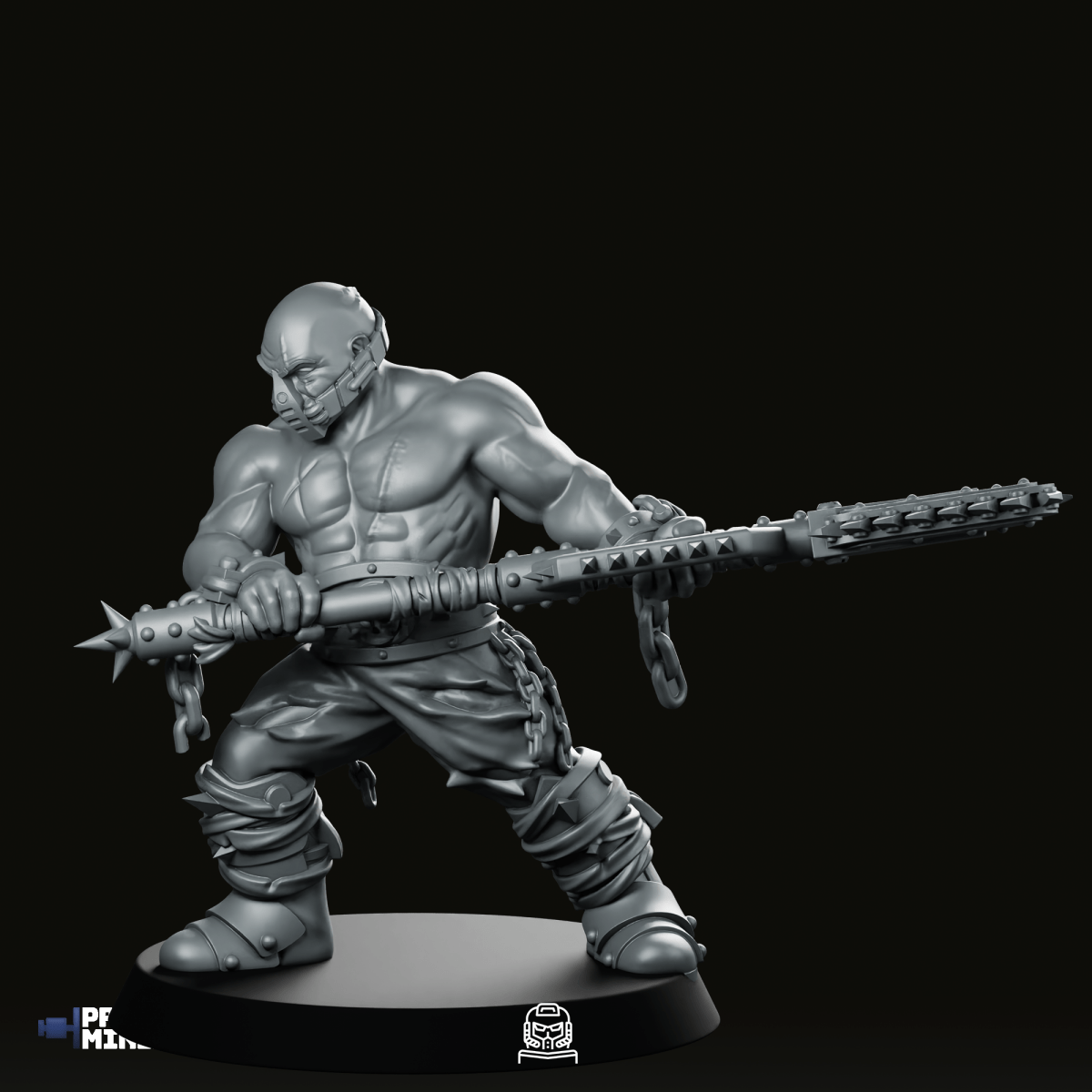 Master Pit Fighter 1 Miniature - PrintMinis - We Print Miniatures