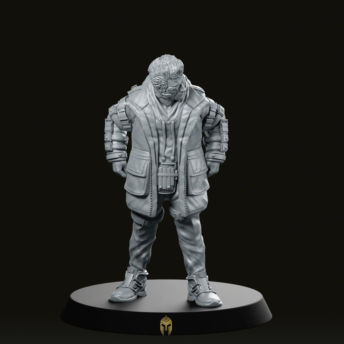 Max Carter 01 Miniature - Unit9 - We Print Miniatures