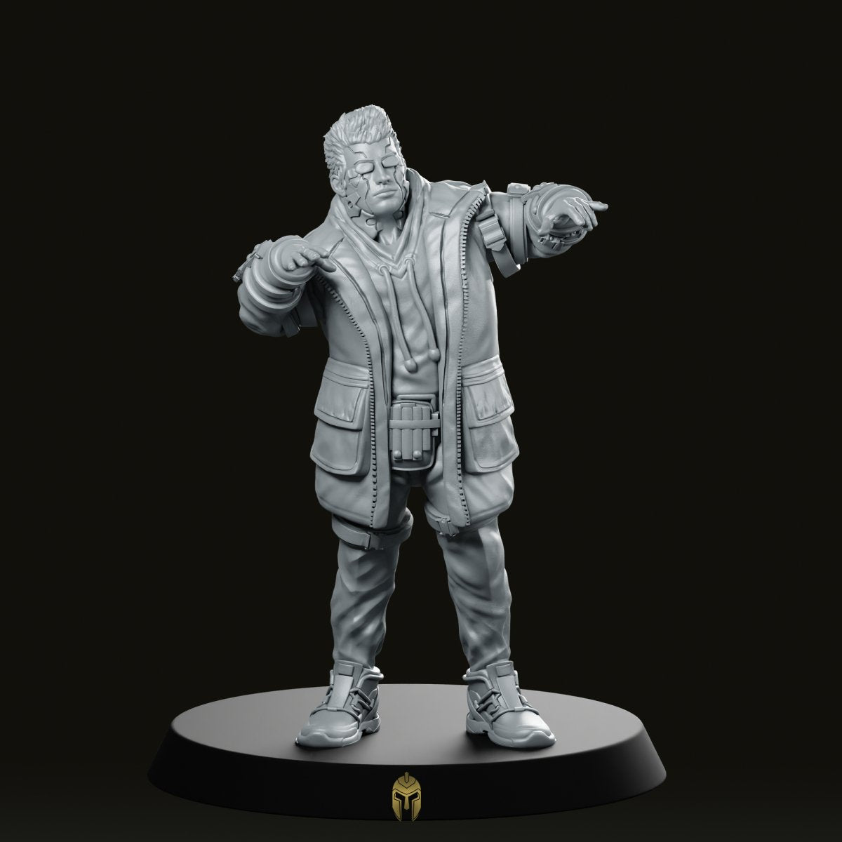 Max Carter 02 Miniature - Unit9 - We Print Miniatures