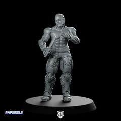 Mechanically Augmented Agent 2 Miniature Cyberpunk Cyborg Warrior
