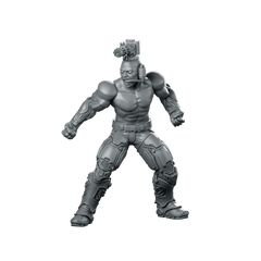 Mechanically Augmented Agent 3 Miniature Cyberpunk Exosuit - Papsikels Miniatures - We Print Miniatures