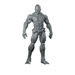 Mechanically Augmented Soldier Jaron Namir 3 Miniature Cybernetic - Papsikels Miniatures - We Print Miniatures
