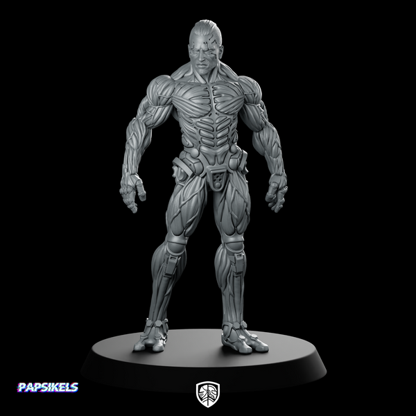 Mechanically Augmented Soldier Jaron Namir 3 Miniature Cybernetic