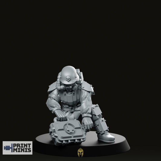 Medic Kaledon Fortis Miniature -PrintMinis - We Print Miniatures