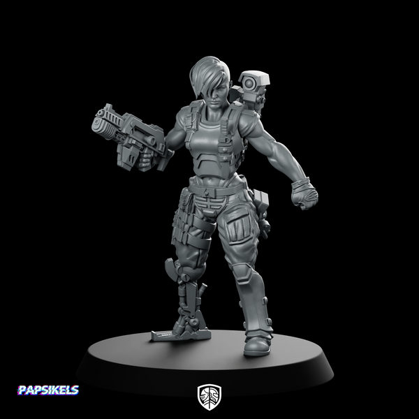 Medic Pfc Dallas Hallman Miniature Sci-Fi Jungle