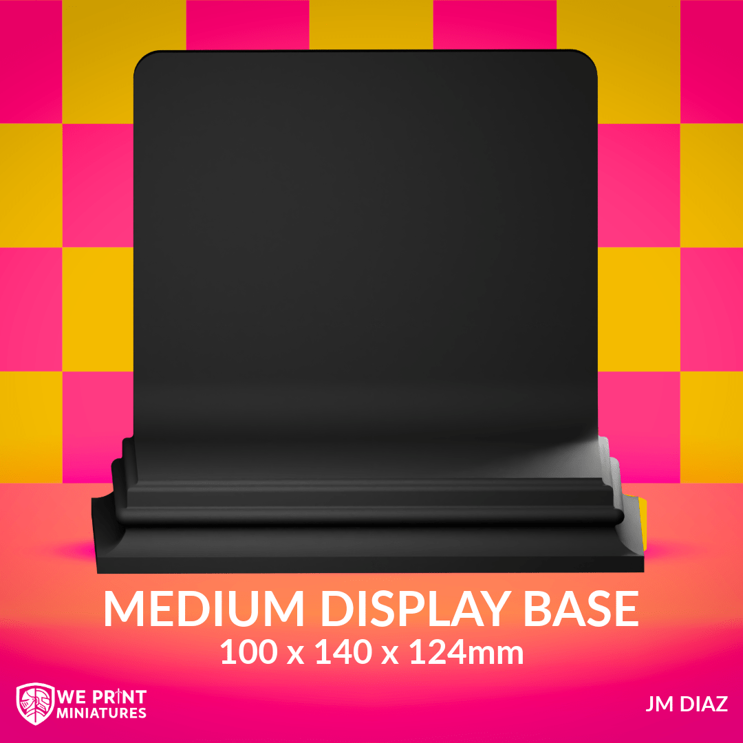Medium Blank Square Display Stand for Miniatures - JMdiez - We Print Miniatures