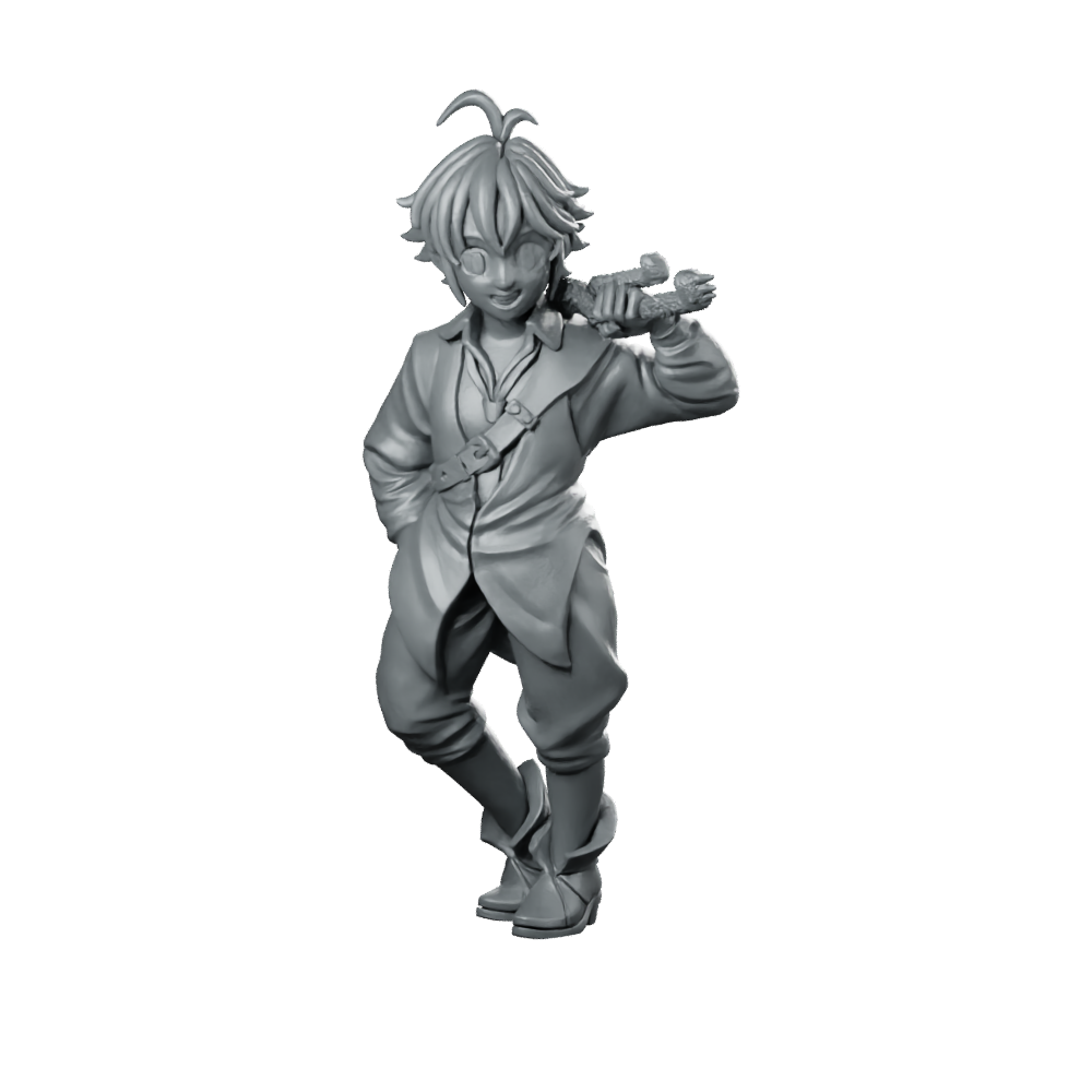 Meliodas Miniature Youthful Adventurer Miniature 360 Spin 01