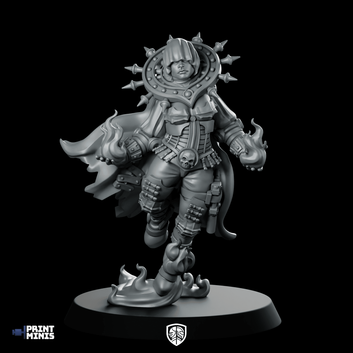 Melisandre Miniature Pyromancer Acolyte - Print Minis - We Print Miniatures