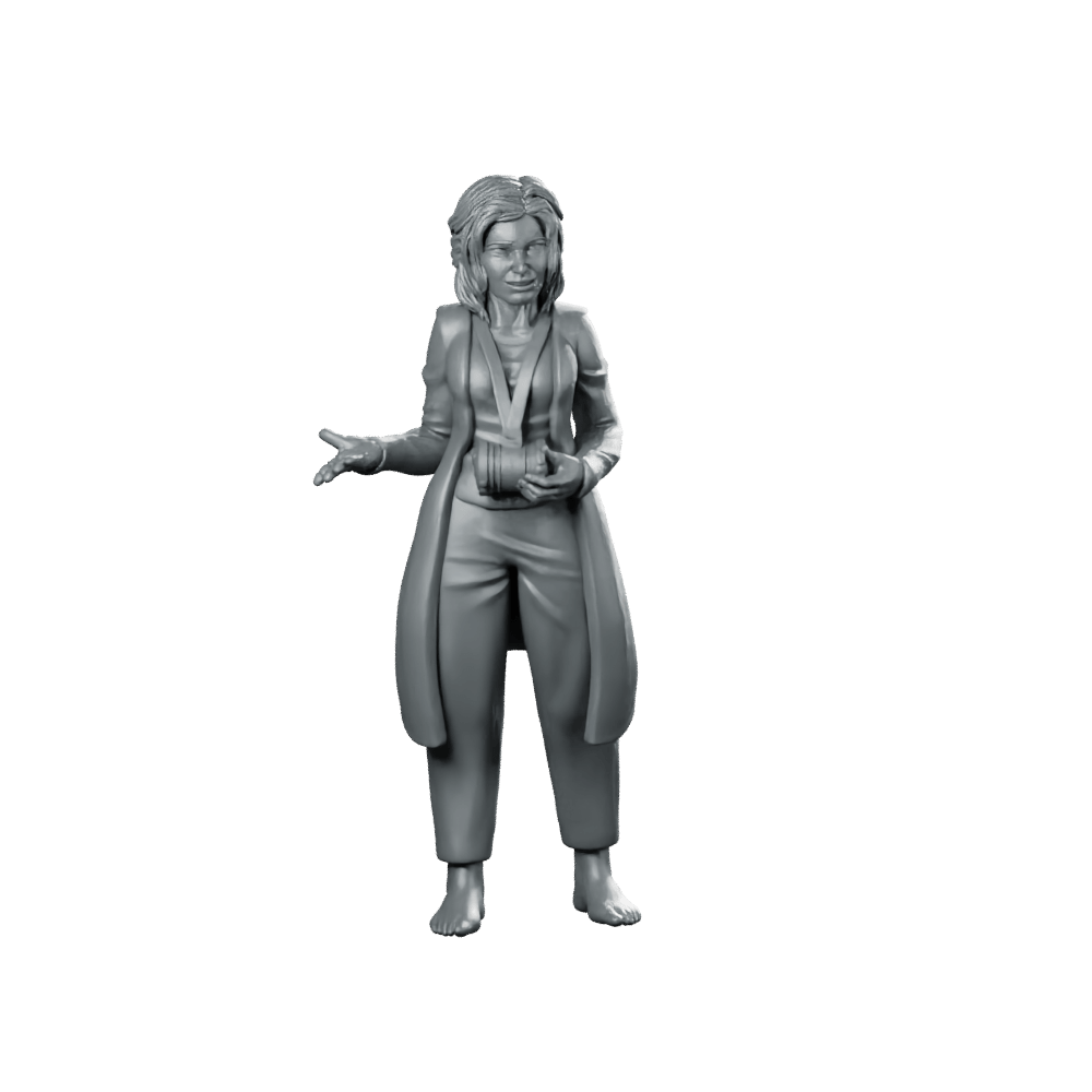 Memory Designer Miniature Cyberpunk Hacker Technician Operative Character - Papsikels Miniatures - We Print Miniatures