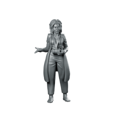 Memory Designer Miniature Cyberpunk Hacker Technician Operative Character - Papsikels Miniatures - We Print Miniatures