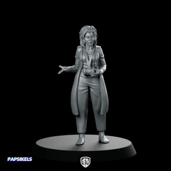 Memory Designer Miniature Cyberpunk Hacker Technician Operative Character - Papsikels Miniatures - We Print Miniatures