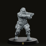 Mercenaries 01 Cyberpunk - Unit9 - We Print Miniatures