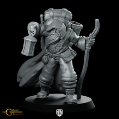 Merchant Traveller Miniature Hooded Ranger Traveller - Galaad - We Print Miniatures
