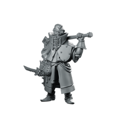 Merciless Bandit Miniature Rogue Villain Club-Wielding Tabletop Miniature 360 Spin 01