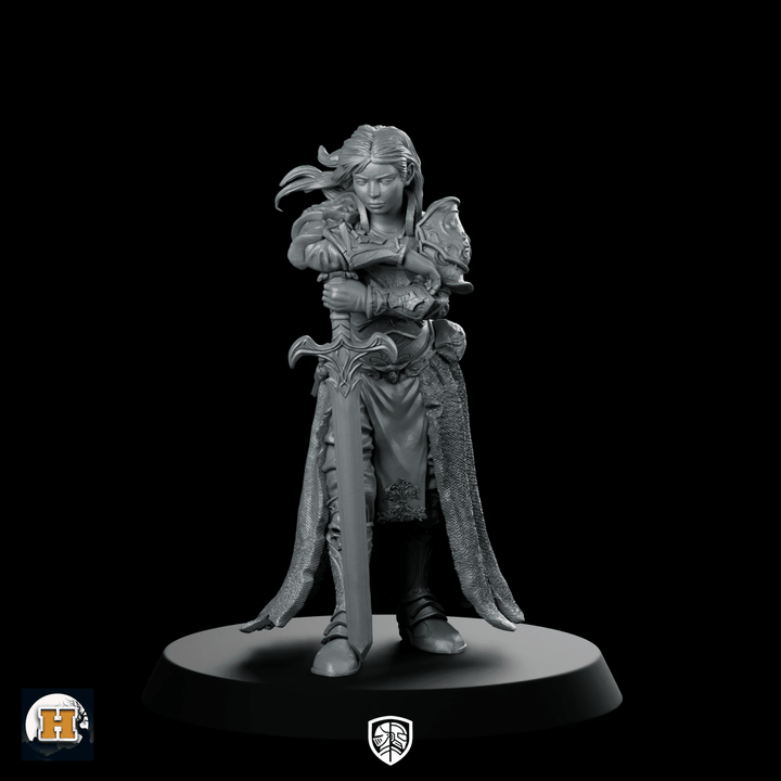 Miniatura Meredith Guerriera Spadaccina Fantasy per Giochi di Ruolo