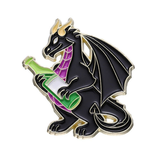 Merlot Monster Pin Badge - Tabletop Dominion - We Print Miniatures