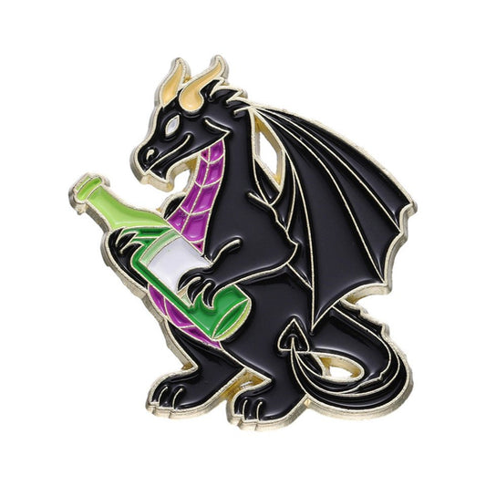 Merlot Monster Pin Badge - Tabletop Dominion - We Print Miniatures
