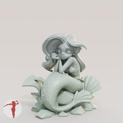 Mermaid Female Miniatures - Female Miniatures - We Print Miniatures