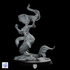 Mermaid Reaching Out Miniature Siren Ocean Guardian