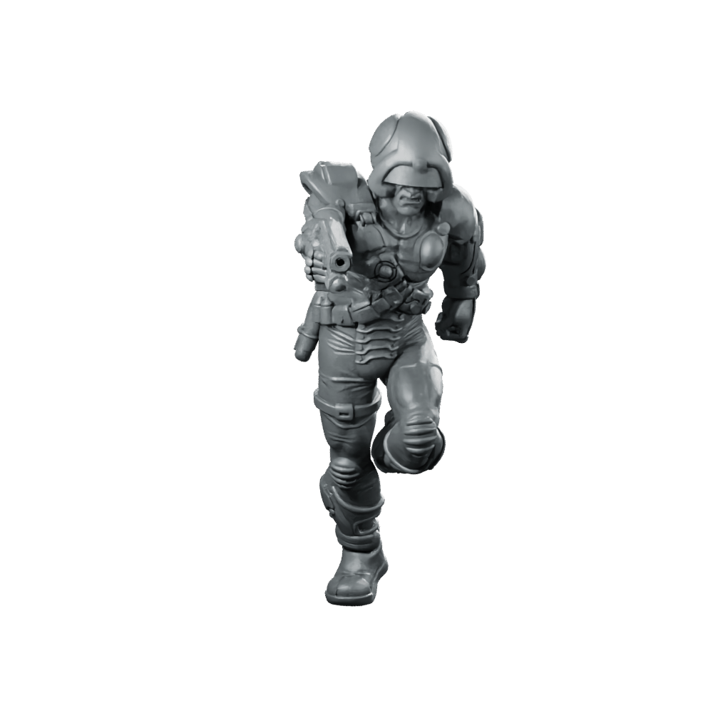Meta Man Two Assault Trooper - Papsikels Miniatures - We Print Miniatures