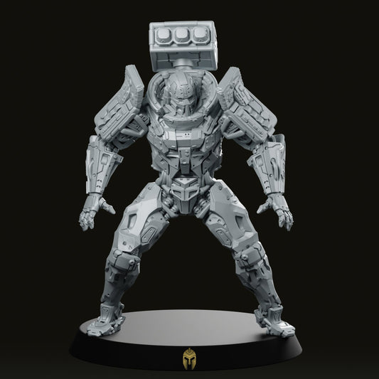 Michael Mauler 1 Cyberpunk Miniature - Unit9 - We Print Miniatures