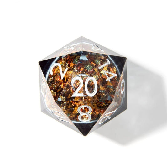 Midnight Riches | 50mm D20 | Oversized Liquid Core - Tabletop Dominion - We Print Miniatures