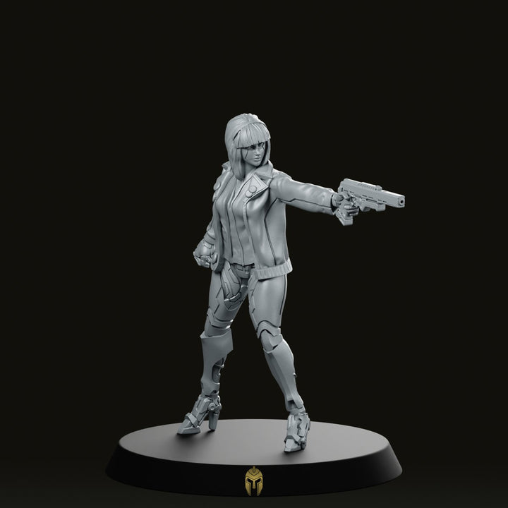 Miko 02B Cyberpunk Miniatur