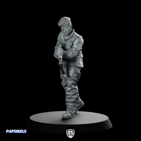 Military Police Guard B Miniature Sci-Fi Security Rifleman