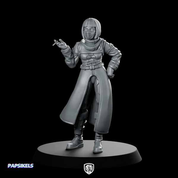 Milki Netstrider Future War 3000Miniature cyberpunk resin Miniature