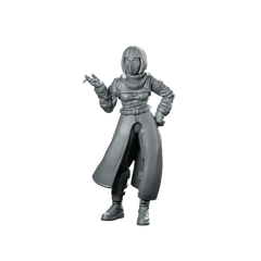 Milki Netstrider Future War 3000Miniature cyberpunk resin Miniature Miniature 360 Spin 01