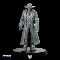 Mister E Cyborg Gunslinger - Papsikels Miniatures - We Print Miniatures