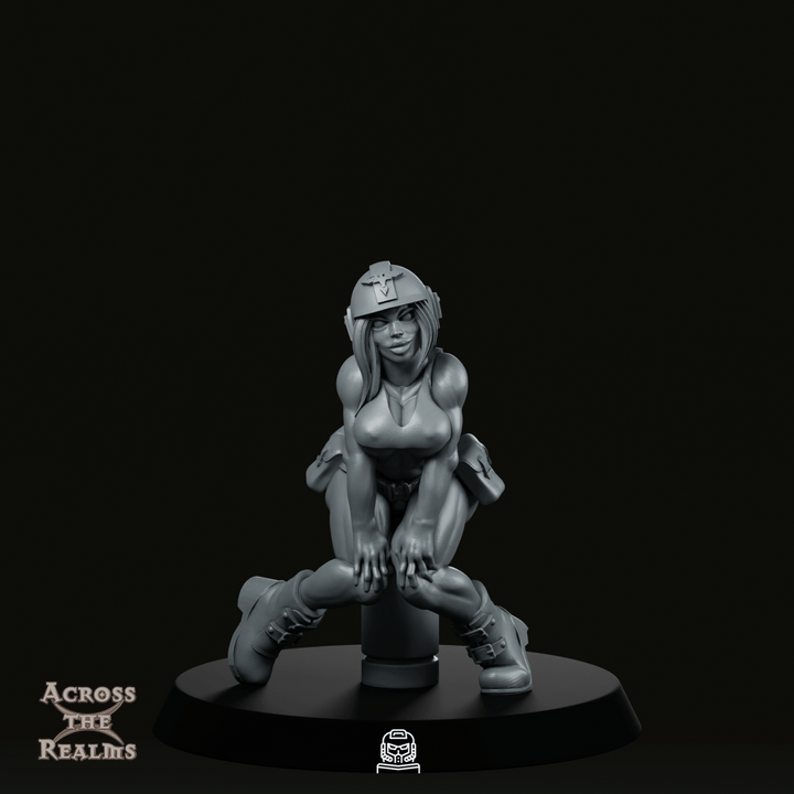 Figurine Mobile Artillery Pinup Crew 2