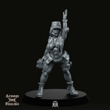 Mobile Artillery Pinup Crew Captain Miniature - Across The Realms - We Print Miniatures