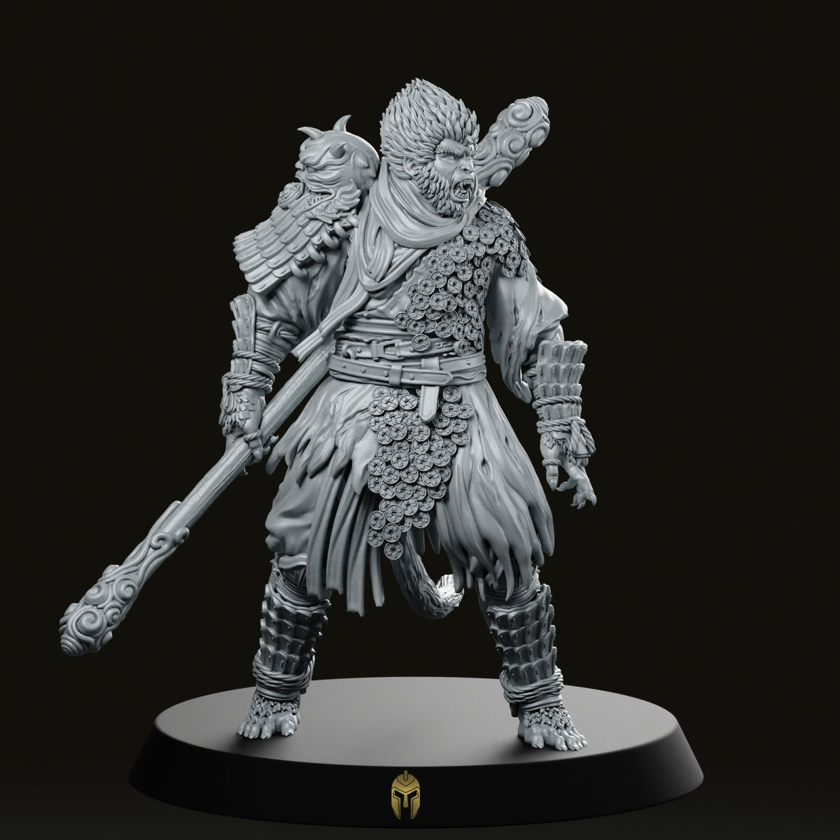 Monkey King Wukong - Papsikels Miniatures - We Print Miniatures