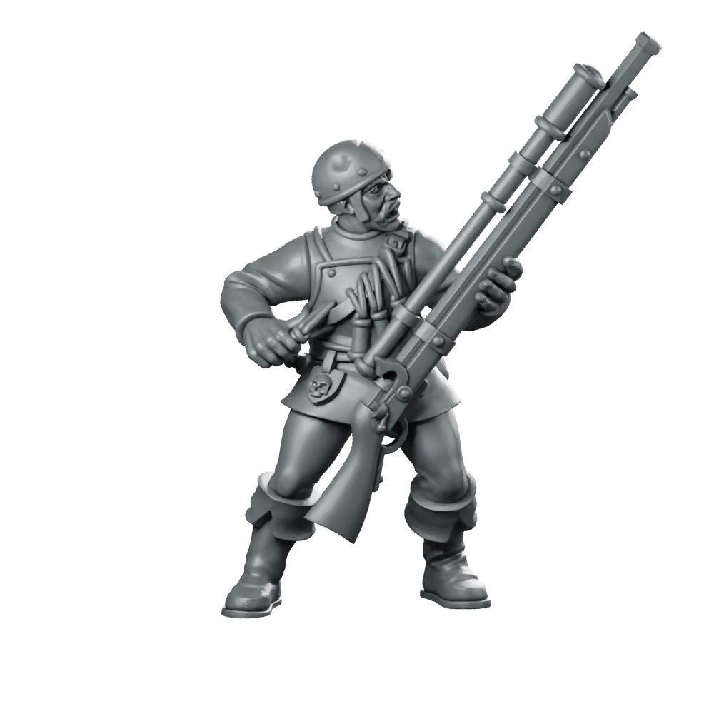 Fantasy Cossacks Monopose 06 Miniature 360 Spin 01