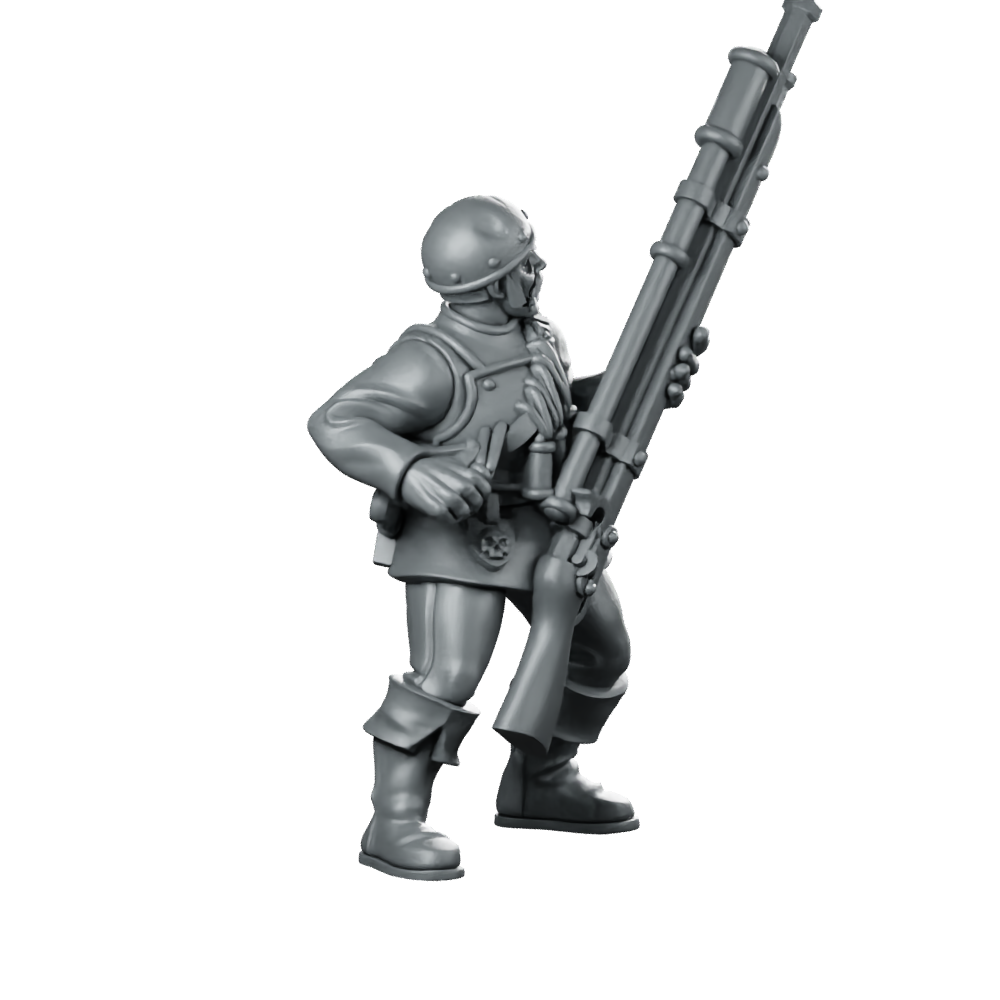 Fantasy Cossacks Monopose 06 Miniature 360 Spin 02