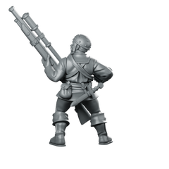 Fantasy Cossacks Monopose 06 Miniature 360 Spin 05