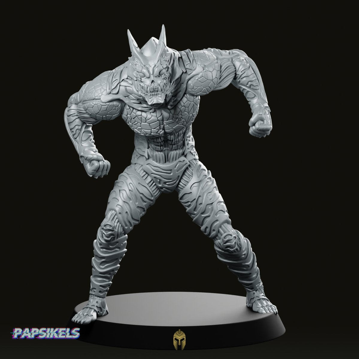 Monster Number 8 Miniature - Papsikels Miniatures - We Print Miniatures