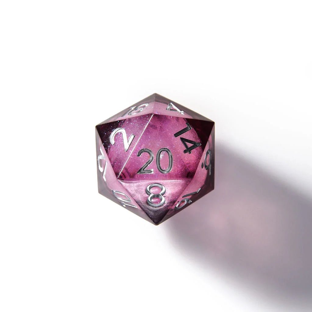Moonbeam | 33mm D20 | Oversized Liquid Core - Tabletop Dominion - We Print Miniatures